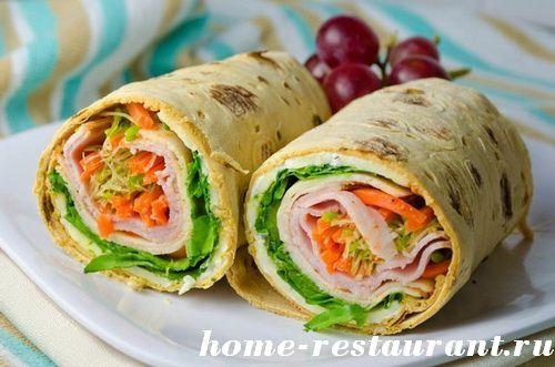 12 самых вкусных начинок для лаваша